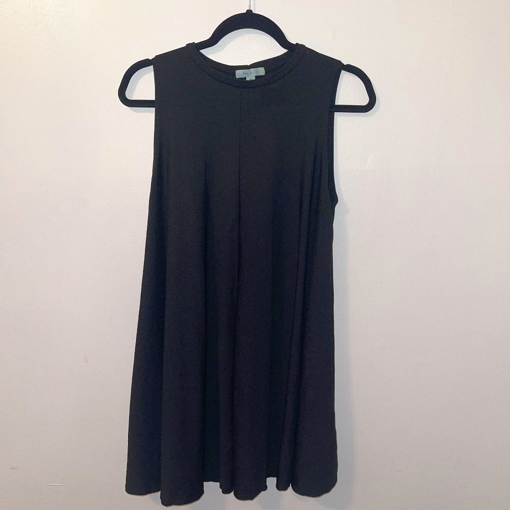 She + Sky Black Dress, Medium